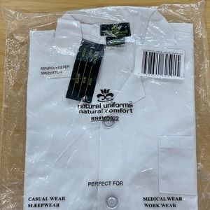 Natural Uniforms Childrens Labcoat-white Size 8-10 new